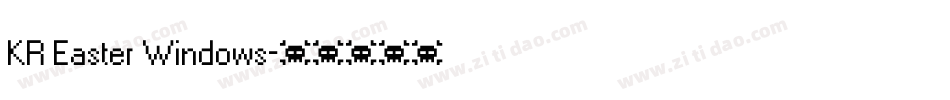 KR Easter Windows字体转换